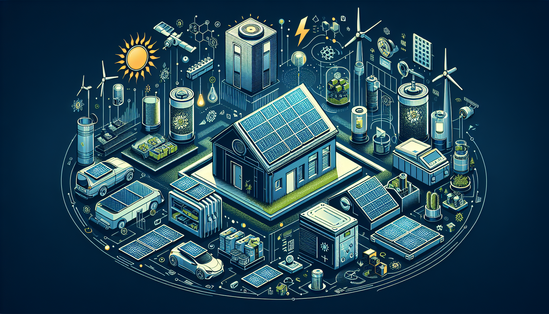 Comment Stocker l'Énergie Solaire: Solutions Pratiques et Efficaces pour les Particuliers en 2024